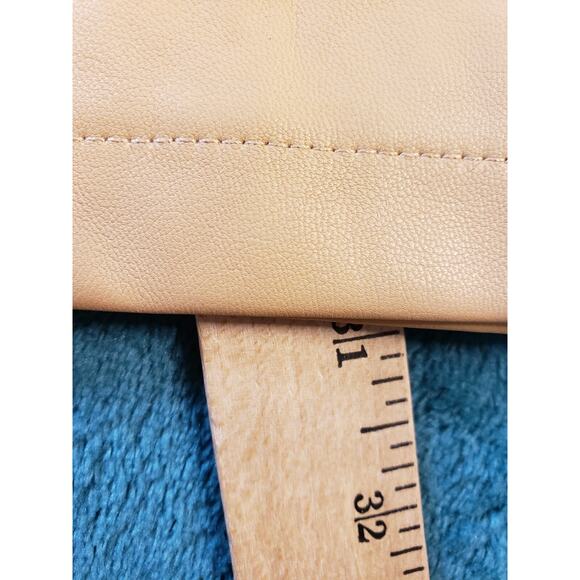 Hollister Jeans Size 1 Womens Brown Faux Leather Pants Ladies Straight NWT - Picture 11 of 15